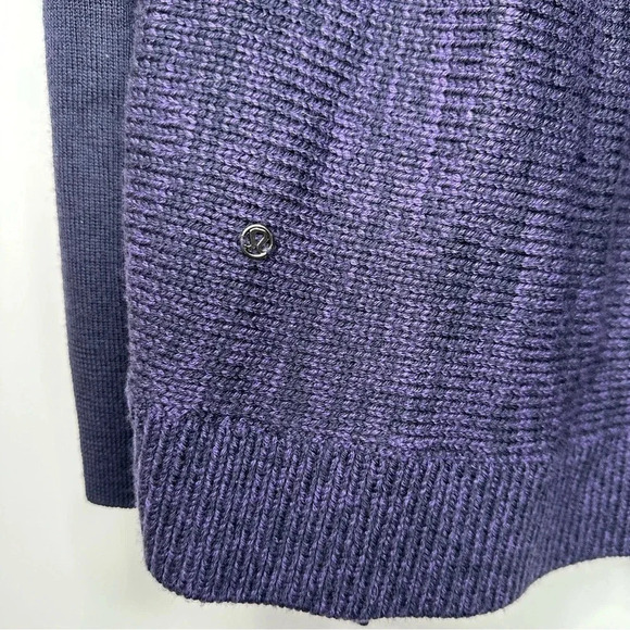 Lululemon Wrap It Up Merino Wool Sweater in Black Grape/Going Grape - Picture 8 of 15